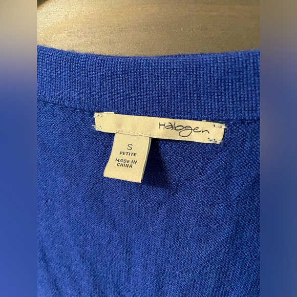 Blue Halogen Open Front Cardigan - Picture 2 of 3